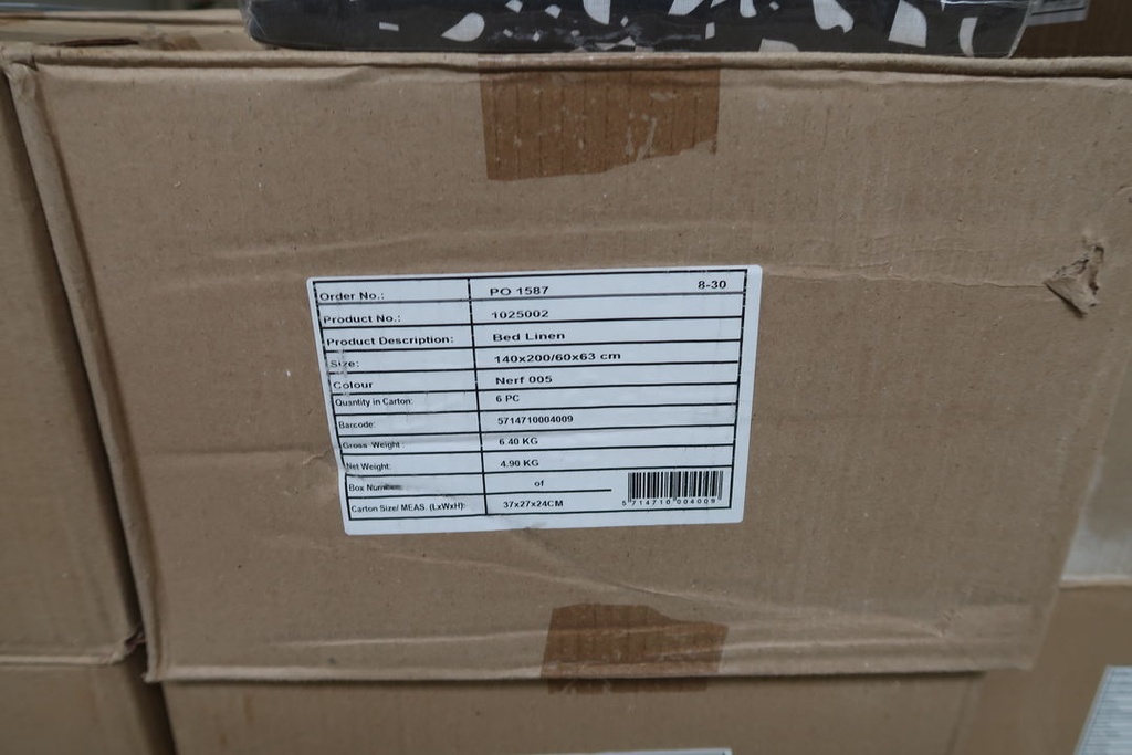 Nerf Sengesæt 140X200 + 60x63 cm 100% Bomuld