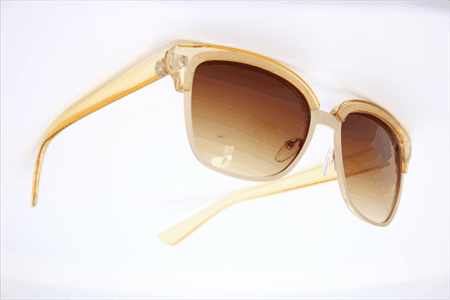 Solbrille transperant brun