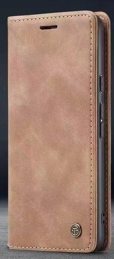 [816025] IPHONE 13 MAT LYS BRUN VINTAGE LOOK FLIP COVER