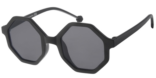[505230-24031] Børne Solbrille Mat Sort Med Sorte glas