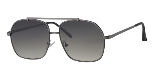 [404445-1358] Solbrille herre model mat gun stel med grønne glas